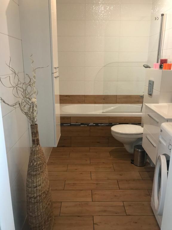 Kúpeľňa v ubytovaní Apartament Lucky