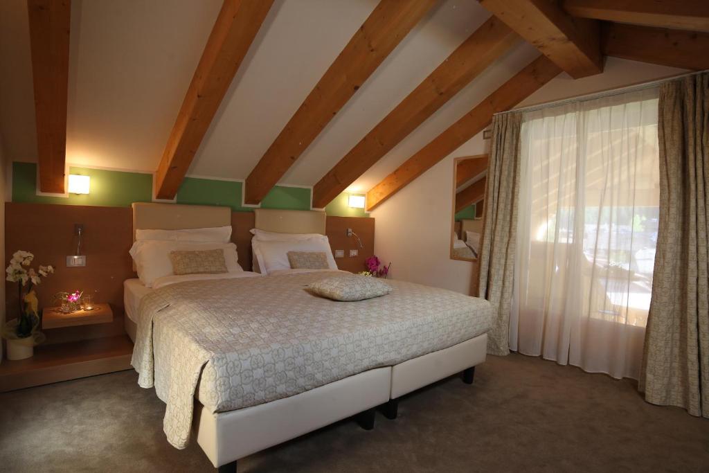 Postel nebo postele na pokoji v ubytování My Kosher Hotel