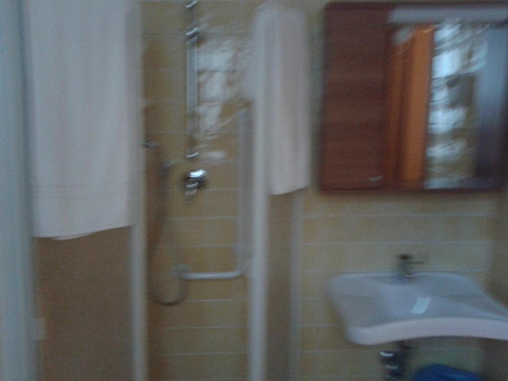 Koupelna v ubytování La Pania