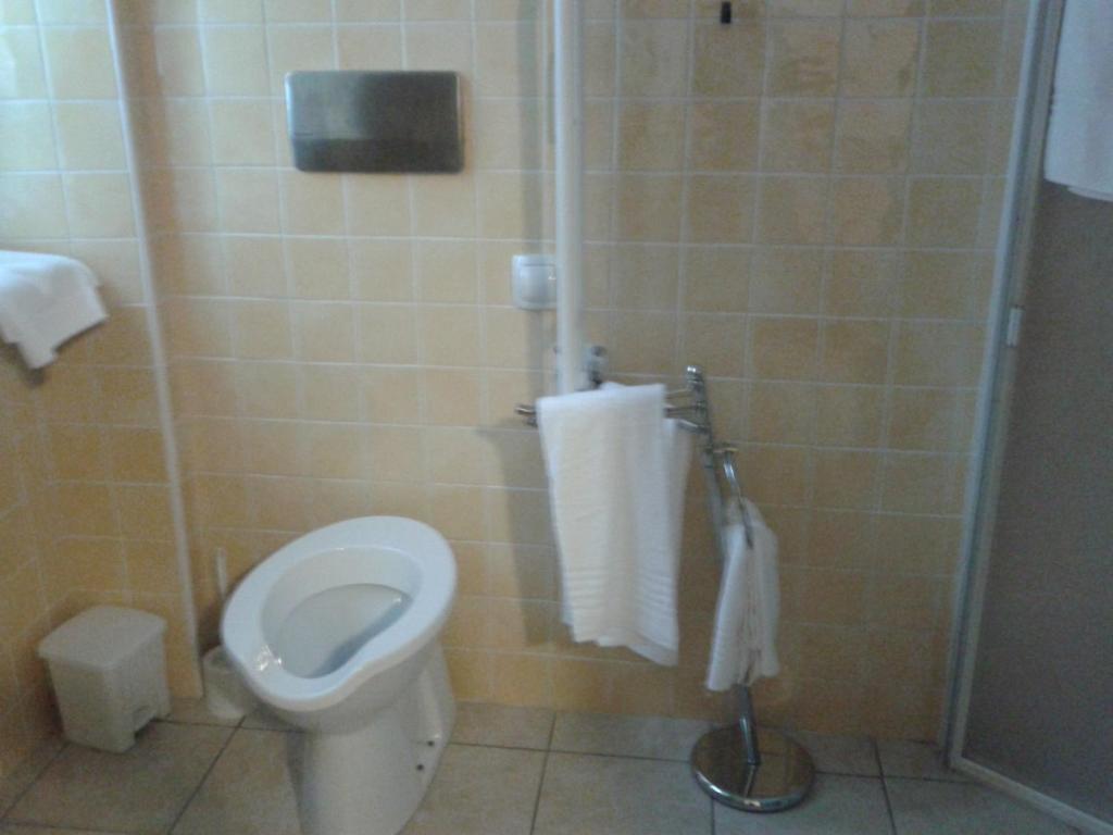 Koupelna v ubytování La Pania