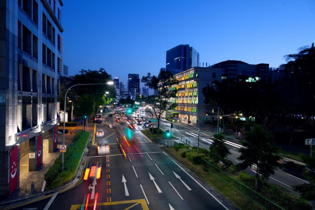 Cảnh Singapore hoặc tầm nhìn thành phố từ khách sạn