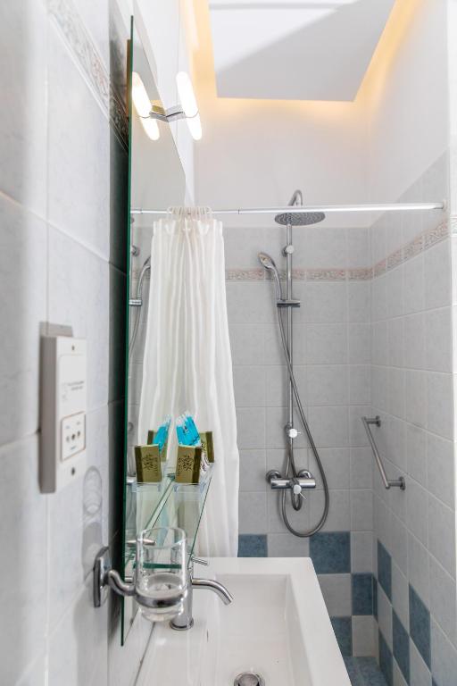 Kúpeľňa v ubytovaní Hotel Palatia