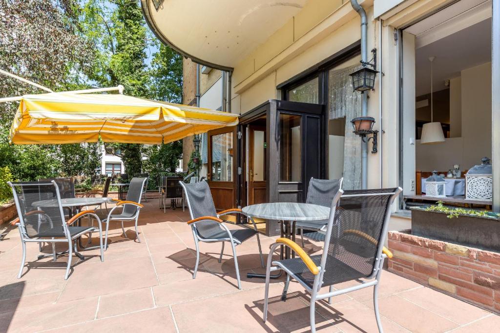 Patio nebo venkovní prostory v ubytování Trip Inn Aschaffenburger Hof