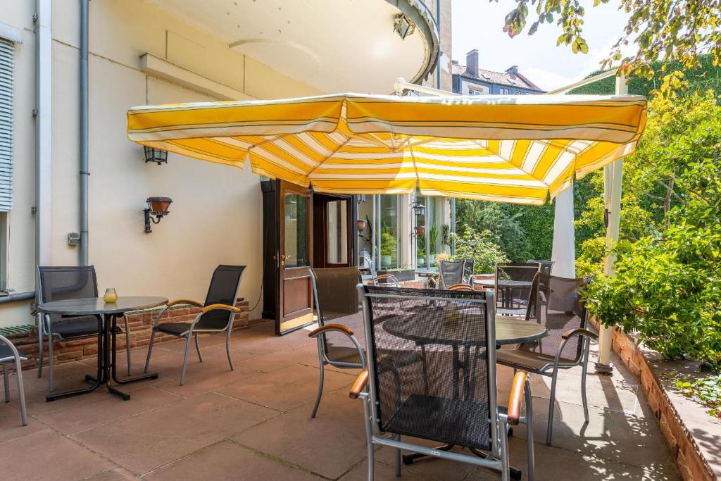 Patio nebo venkovní prostory v ubytování Trip Inn Aschaffenburger Hof