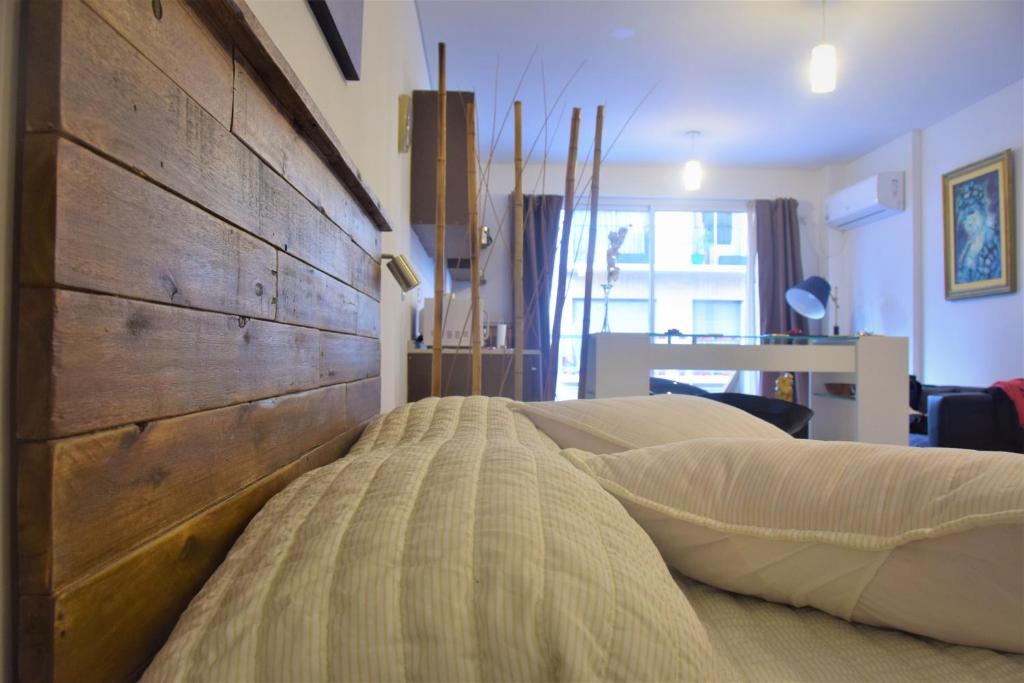 Postel nebo postele na pokoji v ubytování New Apartment in Recoleta