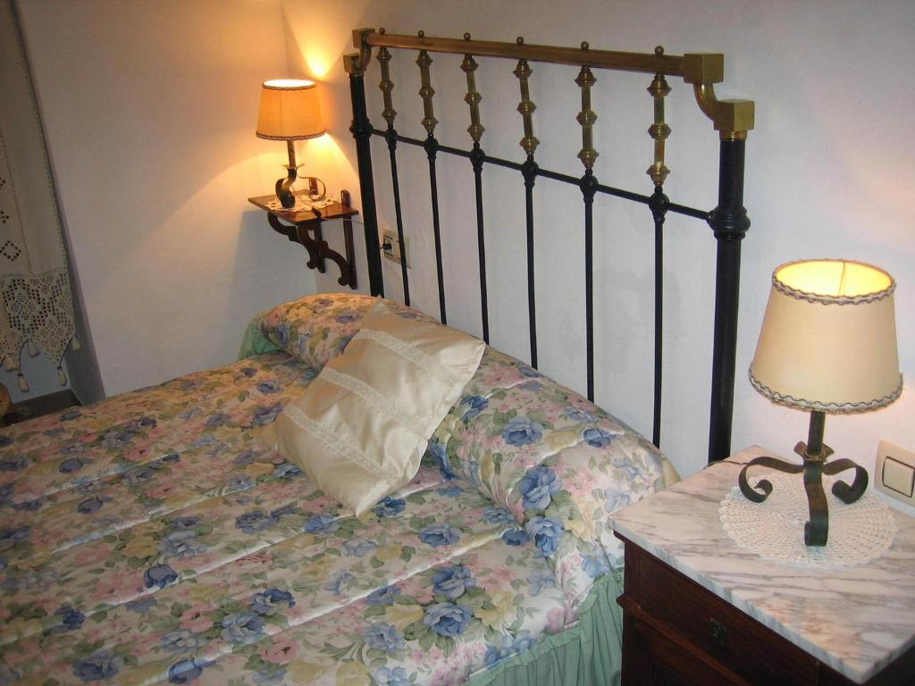 Cama o camas de una habitación en Casa Rural La Villa