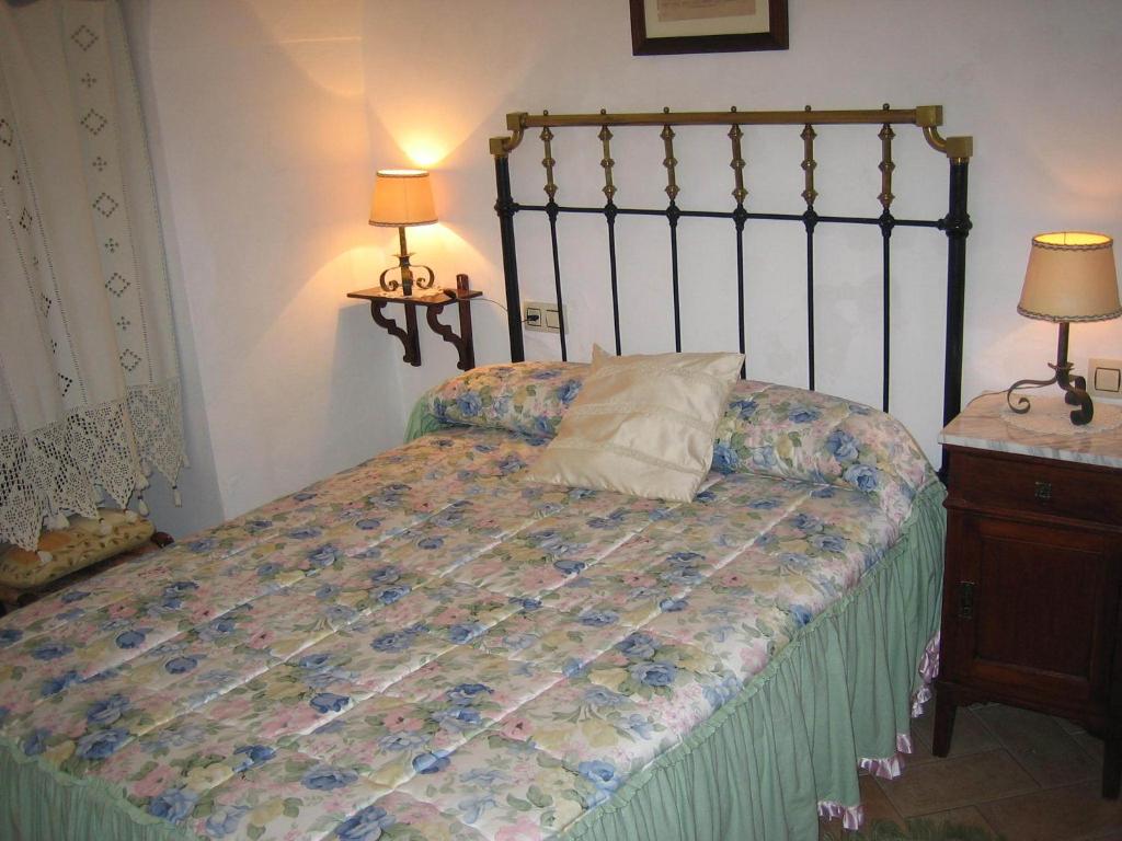 Cama o camas de una habitación en Casa Rural La Villa