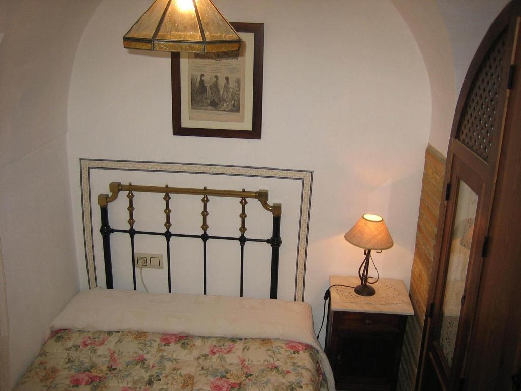 Cama o camas de una habitación en Casa Rural La Villa