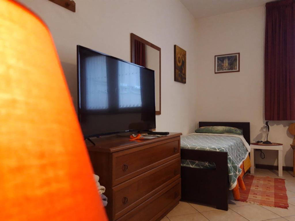 TV a/nebo společenská místnost v ubytování BorgoAntico Affittacamere