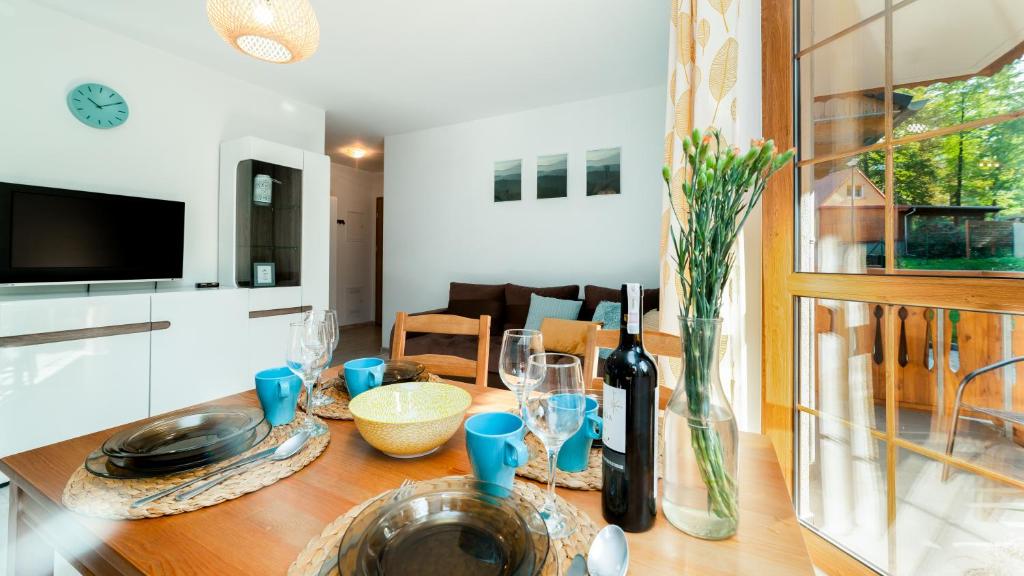 Kuchyňa alebo kuchynka v ubytovaní Apartament Karkonosze