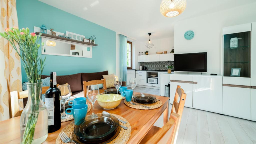 Kuchyňa alebo kuchynka v ubytovaní Apartament Karkonosze