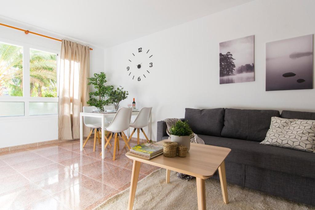 Posezení v ubytování Acogedor Apartamento Gara 54 Arguineguin