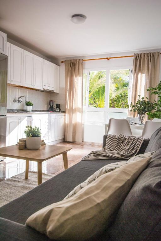 Kuchyň nebo kuchyňský kout v ubytování Acogedor Apartamento Gara 54 Arguineguin