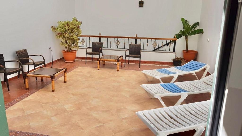 Balkón alebo terasa v ubytovaní Cactus Ville Playa