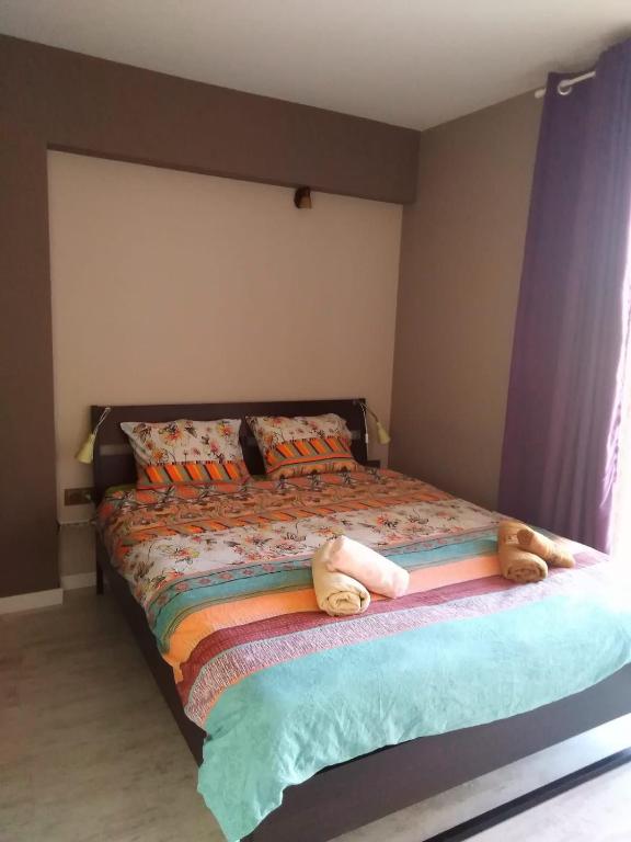 Postel nebo postele na pokoji v ubytování A-Apartment
