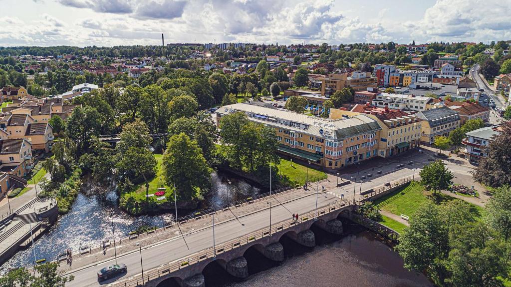 Nespecifikovaný výhled na destinaci Värnamo nebo výhled na město při pohledu z hotelu