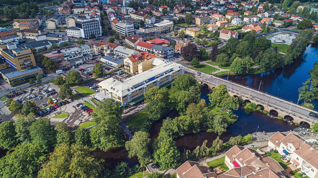 Letecký snímek ubytování Best Western Hotel Varnamo