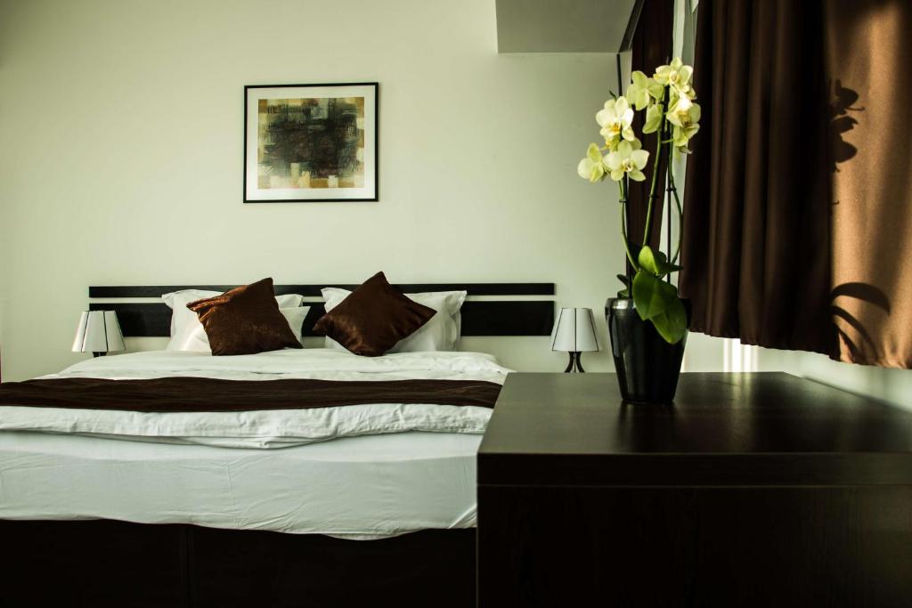 Postel nebo postele na pokoji v ubytování Best Western Hotel Galla