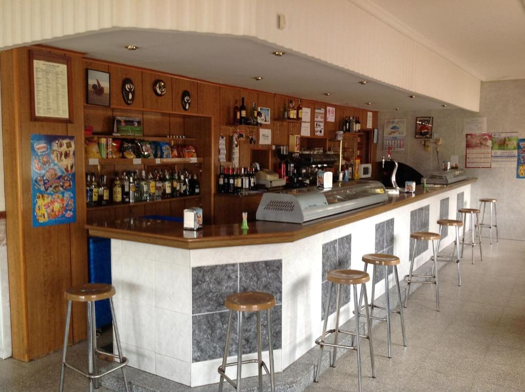Lounge nebo bar v ubytování Mesón de Lagartera
