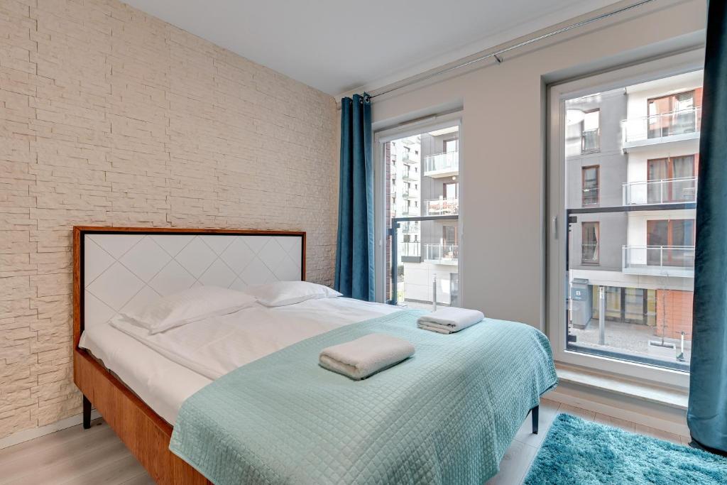 Apartamenty Apartinfo Chmielna Park - Квартира с одной спальней с балконом и парковкой (4 взрослых)