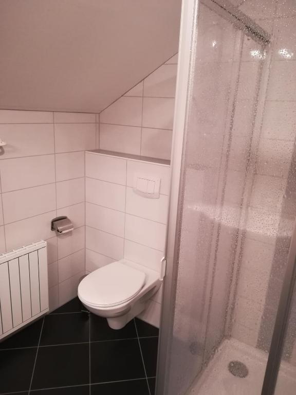 Kúpeľňa v ubytovaní Haus Mortna
