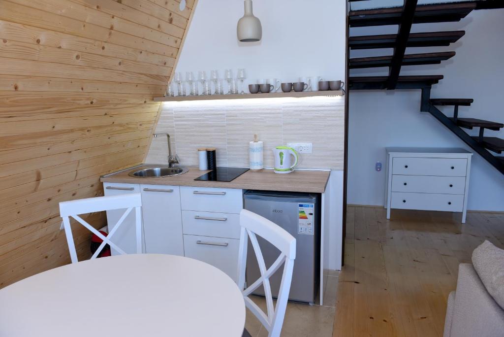 Kuchyň nebo kuchyňský kout v ubytování Lazar&Mila Apartments