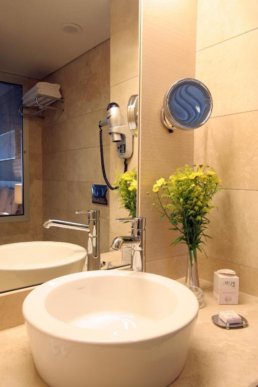 Koupelna v ubytování CPAnkara Hotel