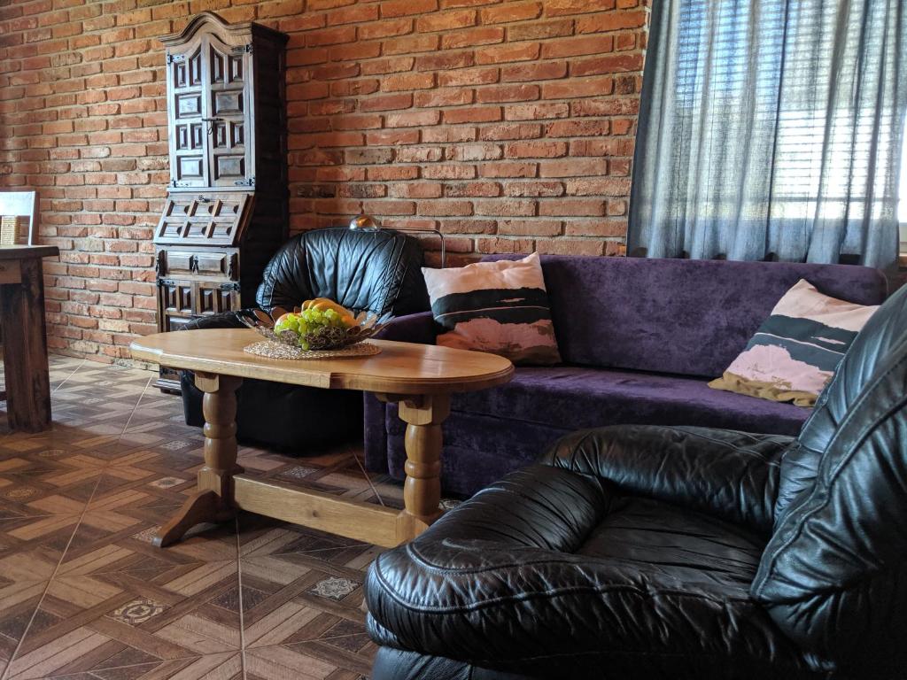 Predel za sedenje v nastanitvi Luxury Apartment in Sumava National Park