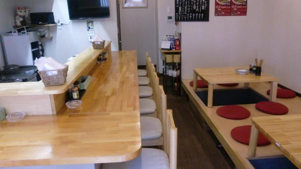 Restaurace v ubytování Guesthouse Yoshikawa