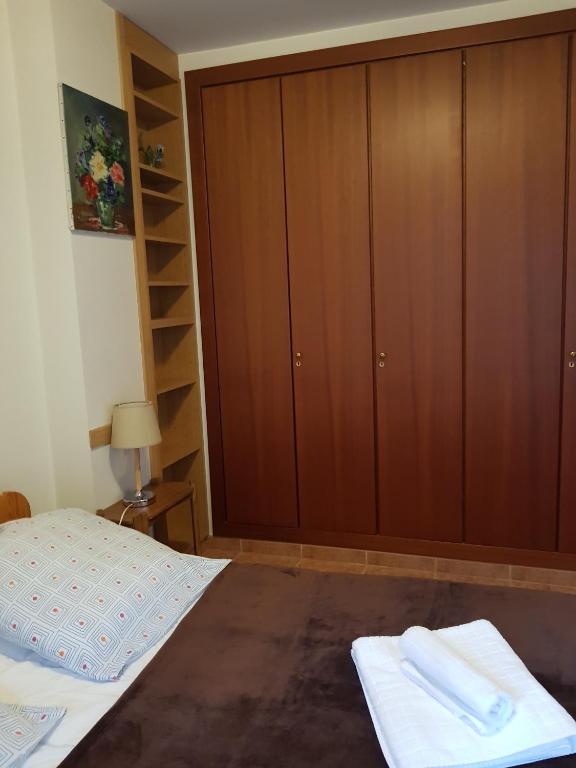 Postel nebo postele na pokoji v ubytování Soldeu Paradis Tarter Mig