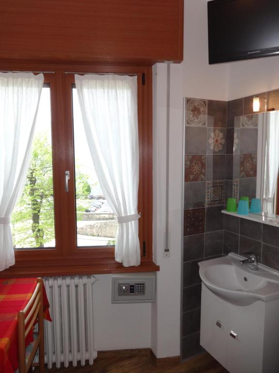 Koupelna v ubytování B&B Casa Gabriele