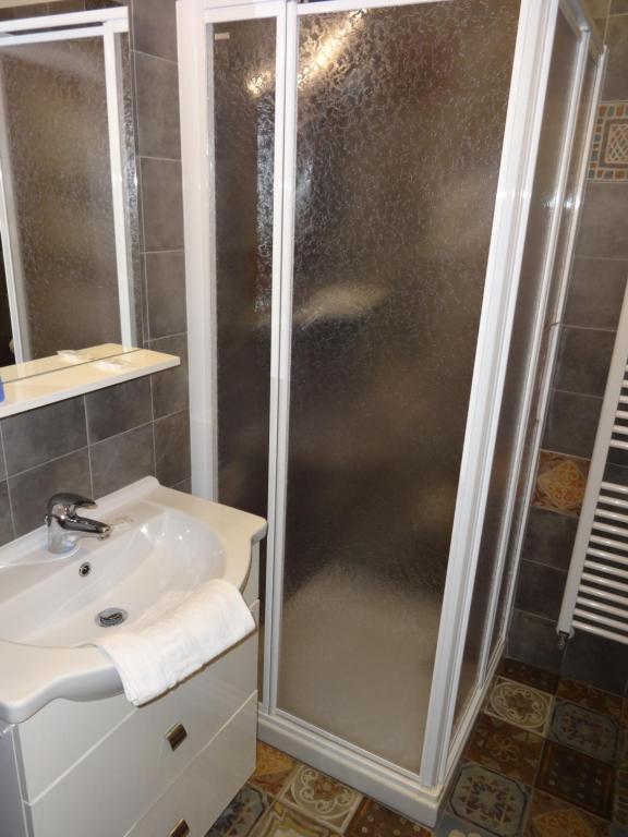Koupelna v ubytování B&B Casa Gabriele