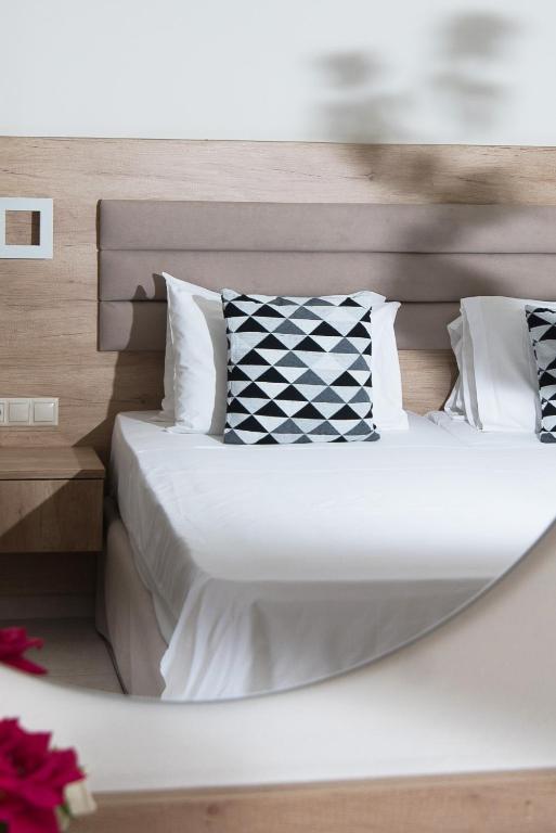 Postel nebo postele na pokoji v ubytování Vagelis Apartments Malia