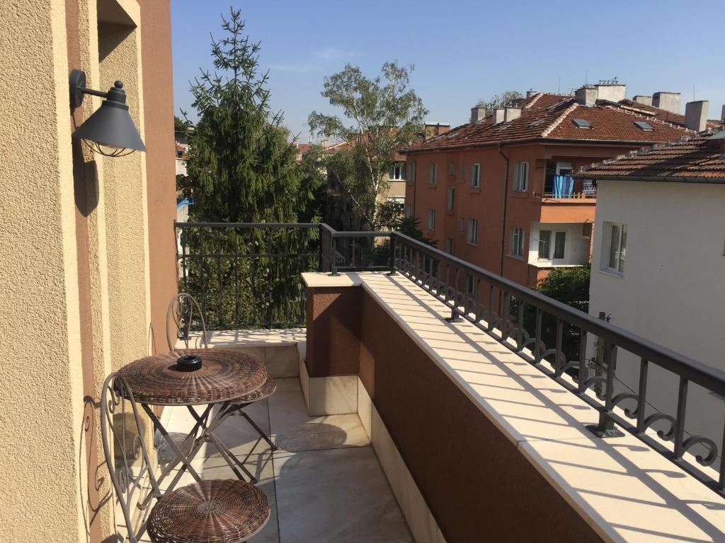 Balkón nebo terasa v ubytování Family Hotel Agoncev