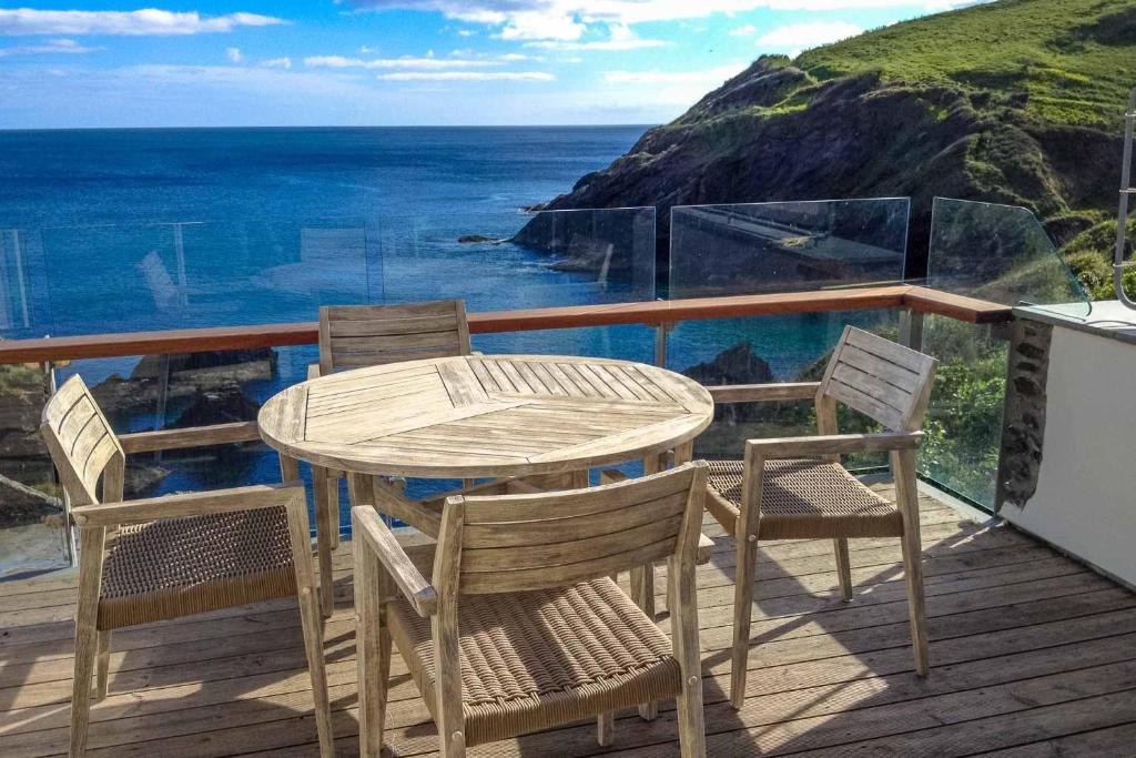 The Portloe Boathouse in Portloe, Cornwall, England