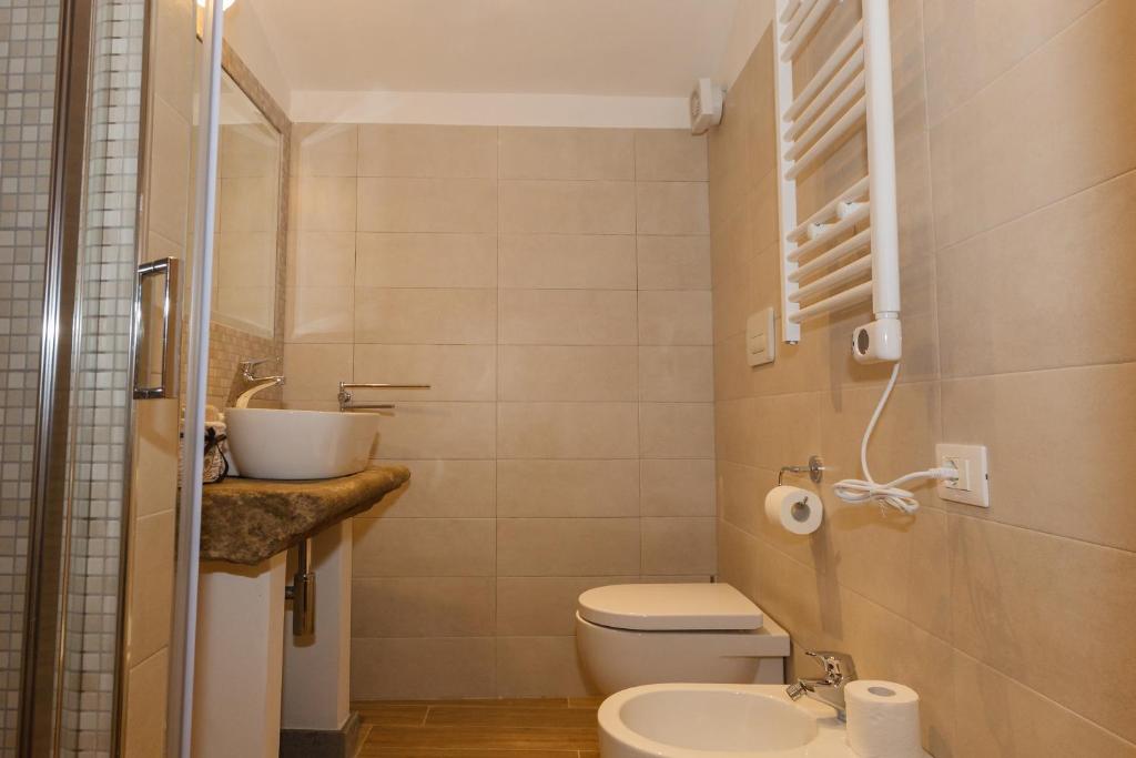 Kúpeľňa v ubytovaní IL RICHIASTRO MEDIEVALE