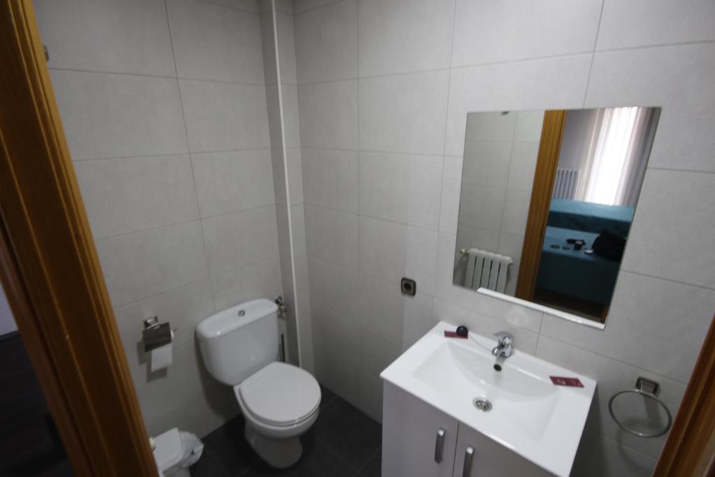 Koupelna v ubytování hostal trevol