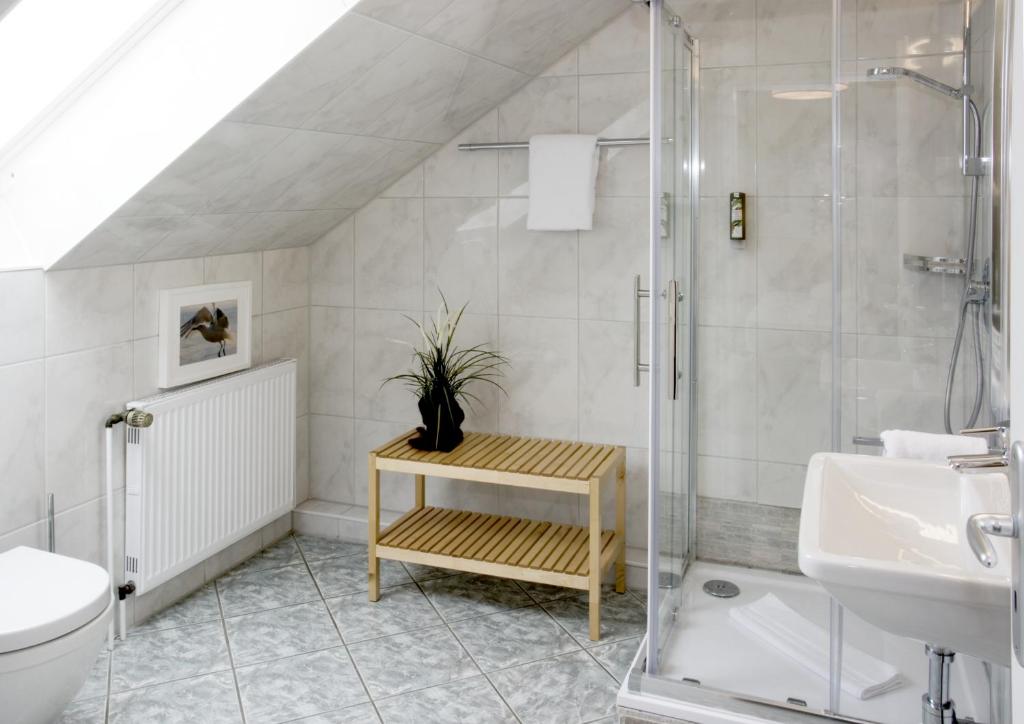 Koupelna v ubytování Hotel Auszeit