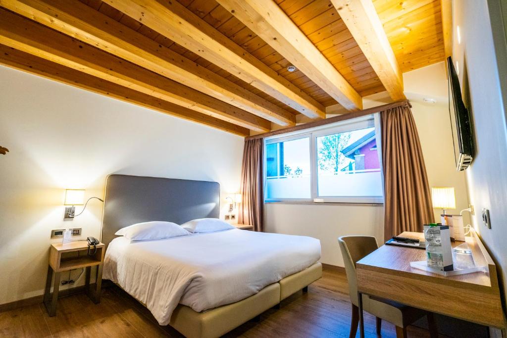 Postel nebo postele na pokoji v ubytování Annia Park Hotel Venice Airport