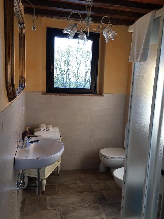 Kúpeľňa v ubytovaní Agriturismo I Colli
