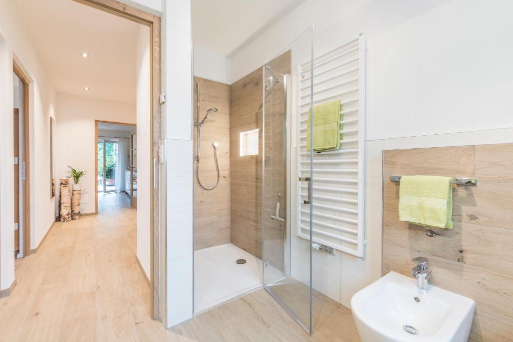 Koupelna v ubytování Ferienwohnung Eder