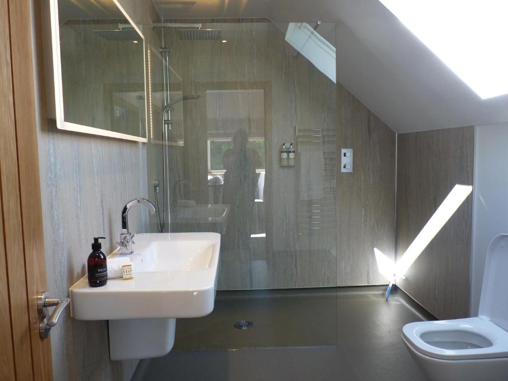 Koupelna v ubytování Skye Lodge Dunvegan Skye