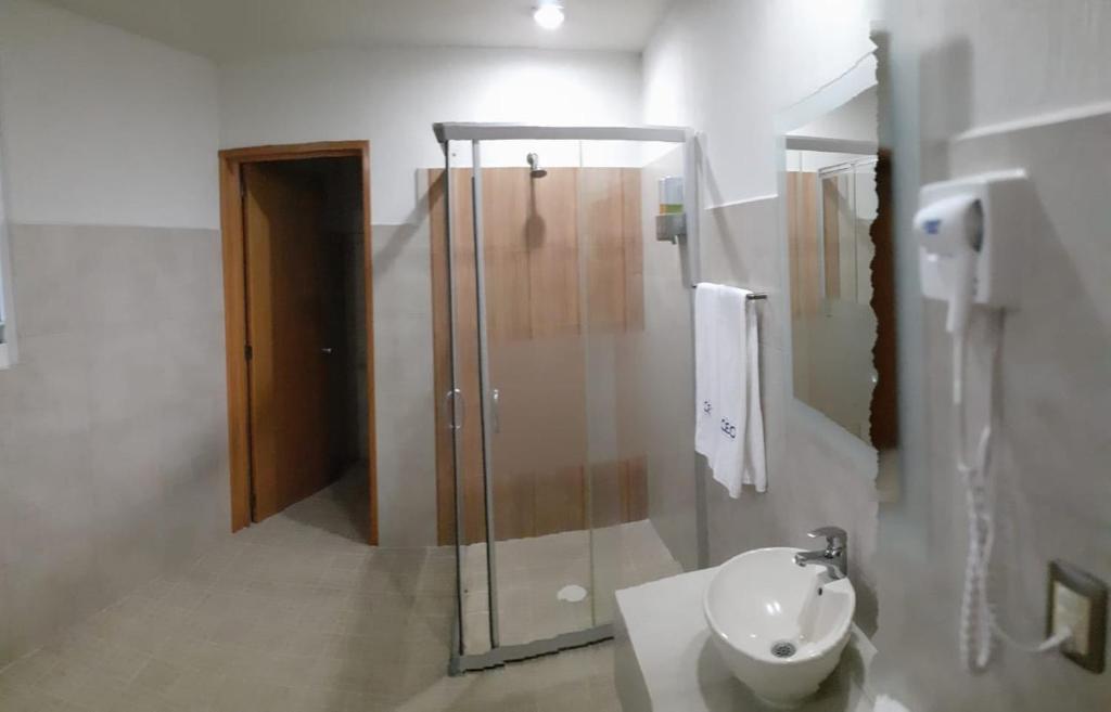 Koupelna v ubytování Hotel CEO