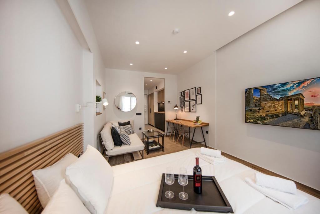A seating area at Downtown Syntagma apartment 2