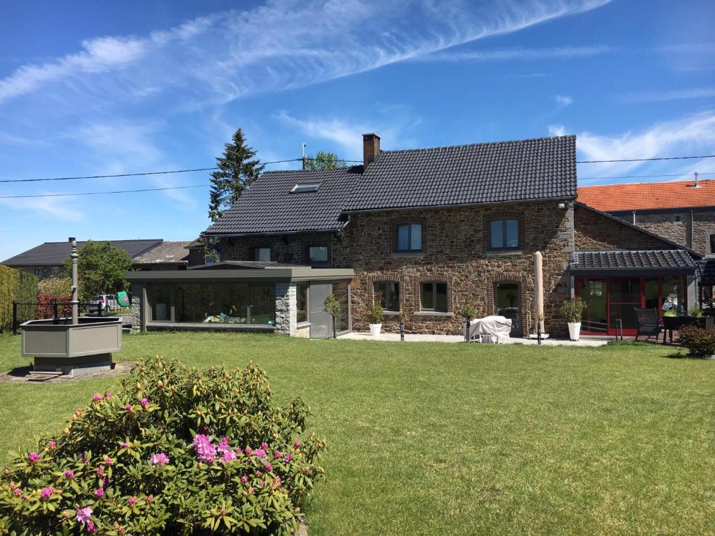 Zahrada ubytování GITE D'Hotlîs