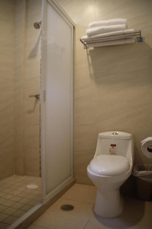 Koupelna v ubytování Suites Chapultepec