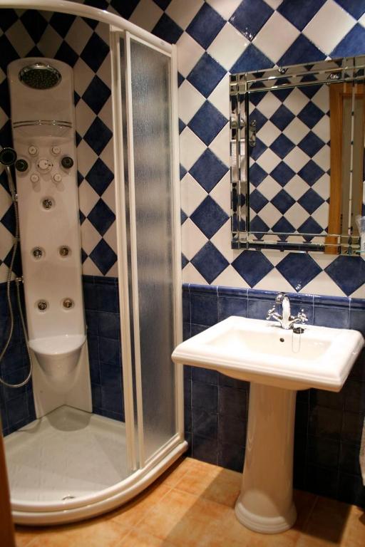 Kúpeľňa v ubytovaní Hostal Mesón Castilla