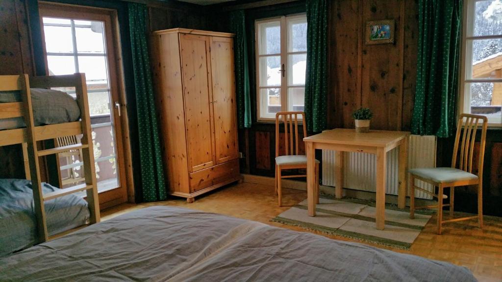 Postel nebo postele na pokoji v ubytování Villa Zeppelin - App Smaragd
