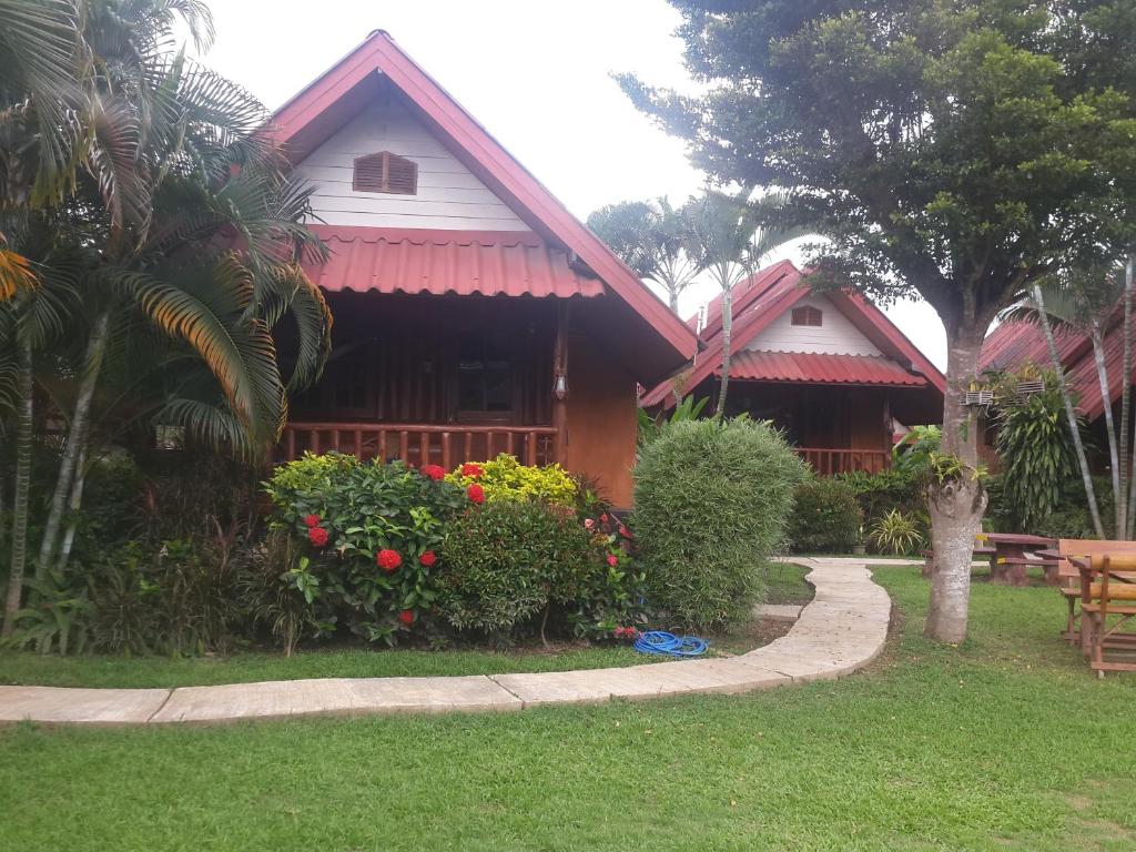 Zahrada ubytování Phu View Guesthouse