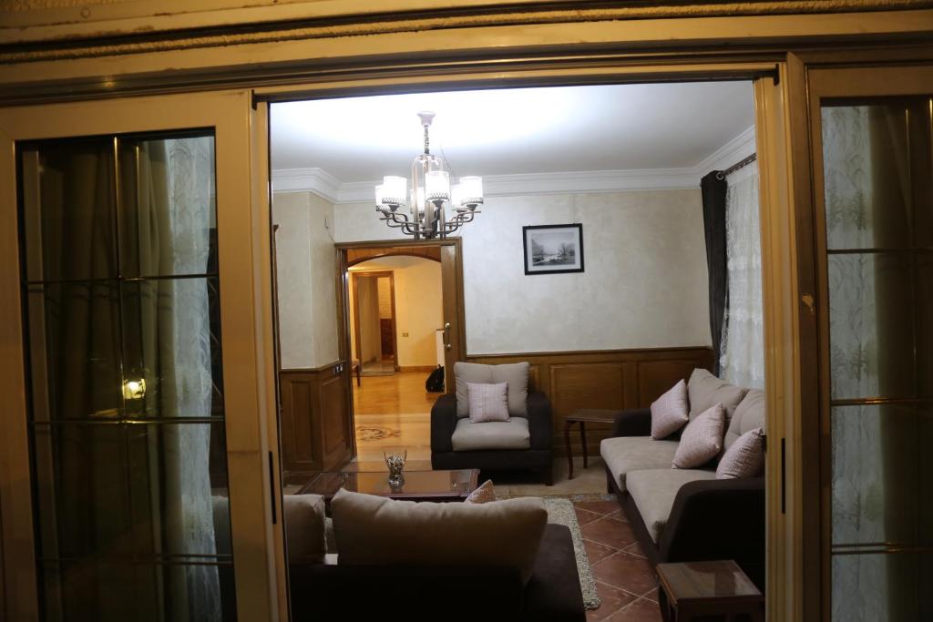 Posezení v ubytování Villa Nasr city